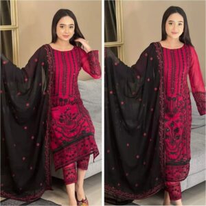 আনরেডি এম্বোডারি পার্টি ড্রেস কোডঃ 208